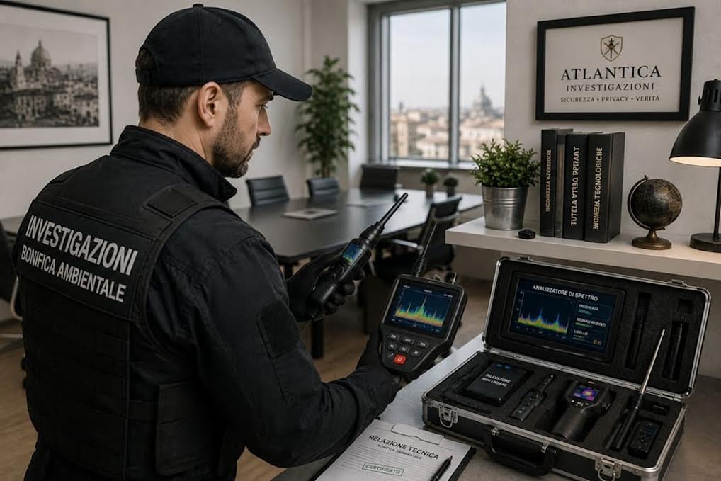 Spionaggio aziendale e privato a Roma: come funziona una bonifica ambientale microspie